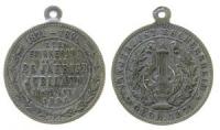 Eschersheim - auf das 25jährige Jubiläum des Gesangsvereines "Sängerlust" - 1896 - tragbare Medaille  ss+