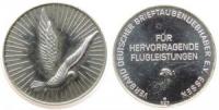 Verband Deutscher Brieftaubenliebhaber e.V. - o.J. - Medaille  vz