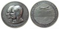 auf den Flug der Bremen über den Atlantik - 1928 - Medaille  vz+