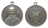 Leo XIII (1878-1903) - auf sein 50-jähriges Priesterjubiläum - 1887 - tragbare Medaille  vz