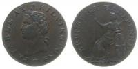 Kilvingston J. - Brunswick - Middlesex - 1795 - 1/2 Penny Token  ss