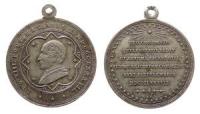 Leo XIII (1878-1903) - auf sein 50jähriges Priesterjubiläum - 1887 - tragbare Medaille  ss+