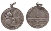 Wilhelmina (1890-1948) - auf den Internationalen Eucharistischen Kongress in Amsterdam - 1924 - tragbare Medaille  ss+