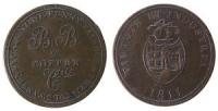 Brass & Copper Co. - Bristol (Somerset) - 1811 - 1 Penny Token  ss+