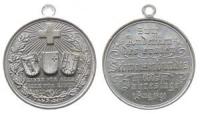 Schweizerbund - auf den 600. Jahrestag - 1891 - tragbare Medaille  vz
