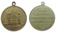Universität - auf das 500. Jubiläum der Ruprecht Karl Universität - 1886 - tragbare Medaille  ss