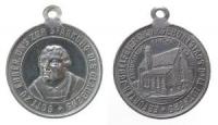 Luther Martin (1483-1546) - auf seinen 400. Geburtstag - 1883 - tragbare Medaille  vz
