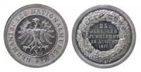 Nürnberg - auf den 25. Jahrestag des Germaischen Nationalmuseums - 1877 - Medaille  vz