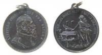 Luitpold (1886-1912) Prinzregent - auf seinen Tod - 1912 - tragbare Medaille  vz