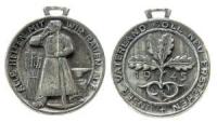 Kriegsende - unser Vaterland soll neu erstehen - 1945 - tragbare Medaille  vz