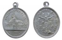 Walldürn - auf die Wallfahrtskirche - o.J. - tragbare Medaille  ss