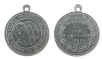 Dreikaiserjahr - zur Erinnerung - 1888 - tragbare Medaille  ss