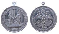 Wilhelm I (1861-1888) - auf die französische Kapitulation - o.J. - tragbare Medaille  ss+