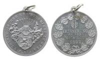 Gera - auf das V. Thüringische Kreisturnfest - 1892 - tragbare Medaille  ss+