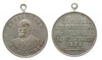Passau - auf das IX. Bayer. Bundesturnfest - 1893 - tragbare Medaille  fast vz