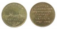 Leipzig - auf das 3. Allgemeine Turnfest - 1863 - Medaille  vz