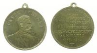 Frankfurt - auf das 25jährige Stiftungsfest der Rudergesellschaft - 1894 - tragbare Medaille  vz