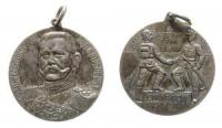 Hindenburg Feldmarschall von - Einigkeit macht stark - 1914 - tragbare Medaille  vz