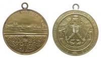 General Feldzeugmeister - auf die 50 Jahrfeier des Brandenburgischen Fussart. Regiments Nr. 3 - 1914 - tragbare Medaille  vz
