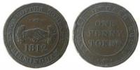 British Copper Companie - Birmingham (Warwickshire) - 1812 - 1 Penny Token  ss