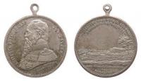 Luitpold (1886-1912) Prinzregent - Erinnerung an seinen Besuch in Edenkoben - o.J. - tragbare Medaille  vz