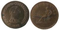 Lower Canada - 1812 - 1 Penny Token  ss+