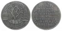 Heidelberg - auf die Kirchenvereinigung von Lutheranern und Reformierten - 1821 - Medaille  fast vz