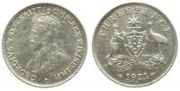 Australien - Australia - 1921 - 3 Pence  fast ss