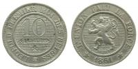 Belgien - Belgium - 1861 - 10 Centimes  ss