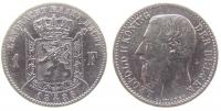 Belgien - Belgium - 1887 - 1 Franc  schön