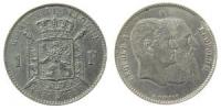 Belgien - Belgium - 1880 - 1 Franc  ss+