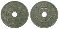 Belgien - Belgium - 1909 - 25 Centimes  ss