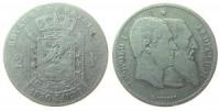 Belgien - Belgium - 1880 - 2 Francs  s+
