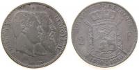 Belgien - Belgium - 1880 - 2 Francs  fast ss
