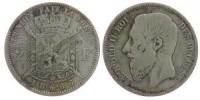 Belgien - Belgium - 1866 - 2 Francs  gutes schön