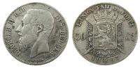 Belgien - Belgium - 1867 - 50 Centimes  ss-
