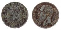 Belgien - Belgium - 1866 - 50 Centimes  ss