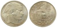 Belgien - Belgium - 1954 - 50 Francs  stgl-