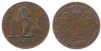 Belgien - Belgium - 1859 - 5 Centimes  ss