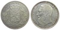 Belgien - Belgium - 1873 - 5 Francs  vz