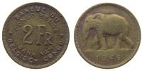 Belgisch Kongo - Belg. Congo - 1946 - 2 Francs  s-ss