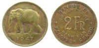 Belgisch Kongo - Belg. Congo - 1947 - 2 Francs  ss