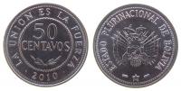 Bolivien - Bolivia - 2010 - 50 Centavos  unc