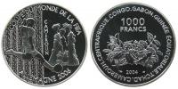 Zentral Afrik. Staaten - Central Afric. States - 2004 - 1000 Francs  pp