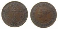 Ceylon - 1901 - 1 Cent  ss