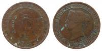 Ceylon - 1892 - 5 Cents  schön