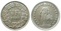 Schweiz - Switzerland - 1940 - 1/2 Franken  ss