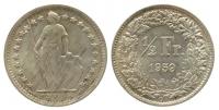 Schweiz - Switzerland - 1959 - 1/2 Franken  stgl