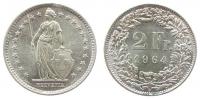 Schweiz - Switzerland - 1964 - 2 Franken  vz