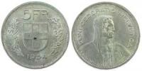 Schweiz - Switzerland - 1954 - 5 Franken  ss